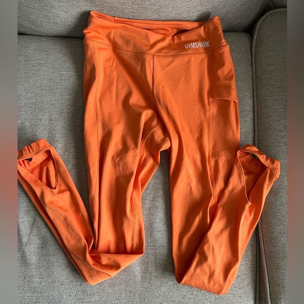 Orange Gymshark Leggings